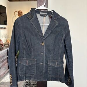 Liz Claiborne Charcoal blue Blazer